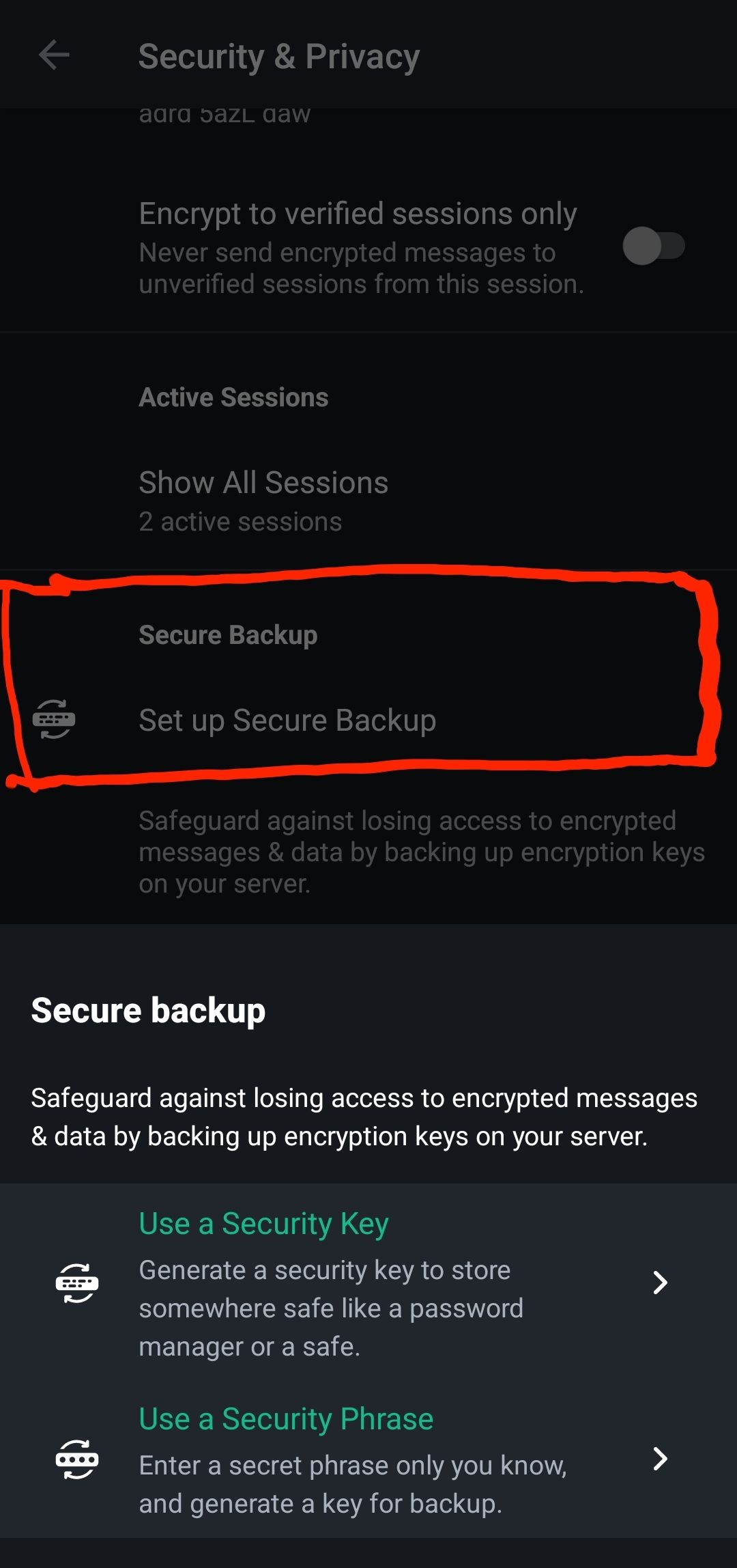 Element Settings